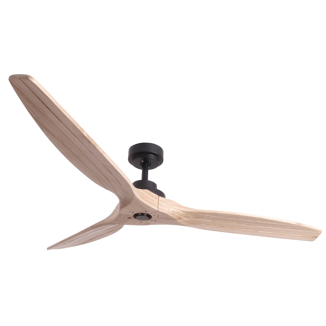 Metal with Solid Wood Blades ( Natural )
