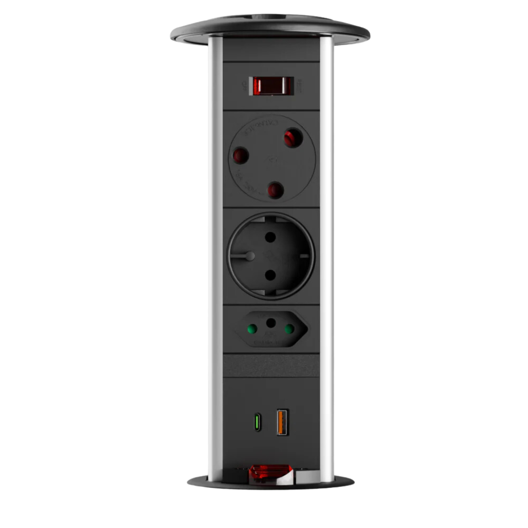 PD 4 Pop-up Power Outlet - 30W A+C Charger
