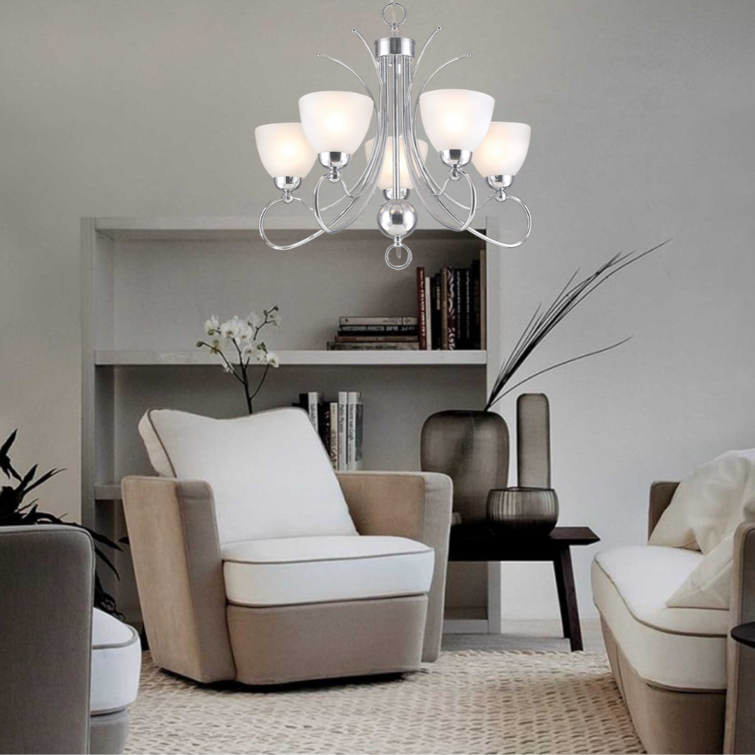Luna Frost Chandelier