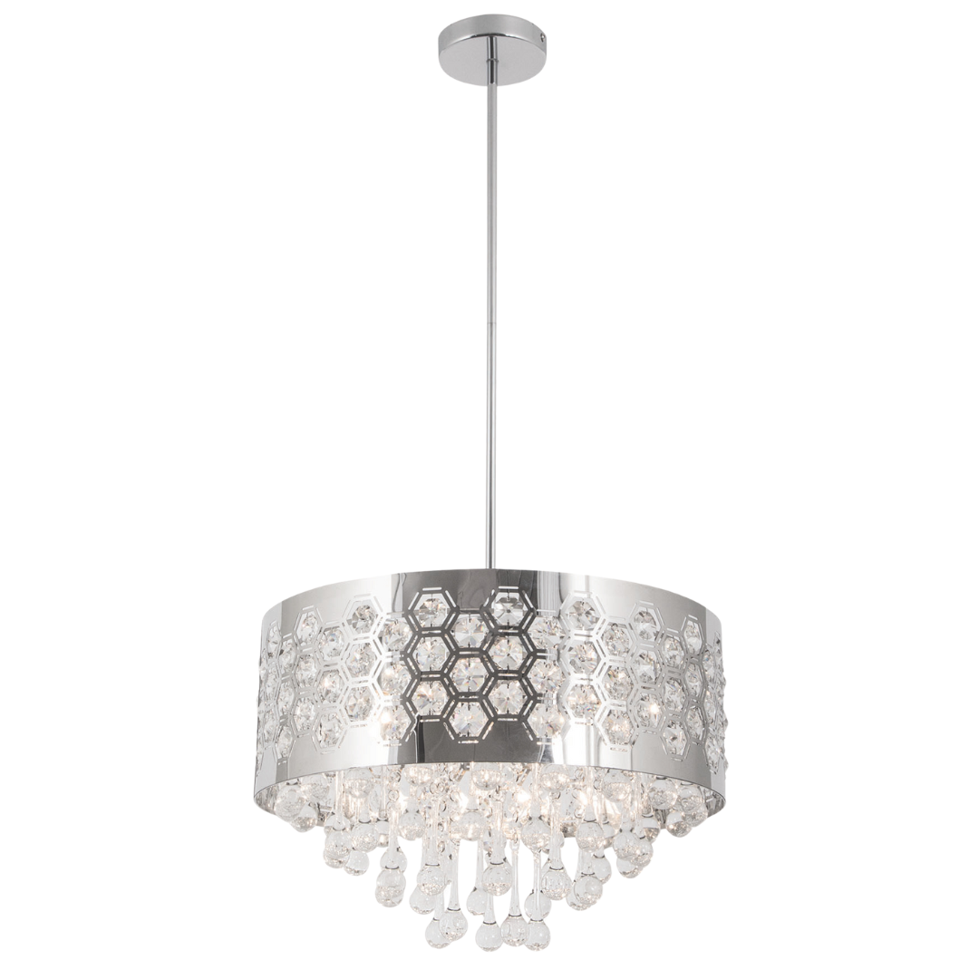 K9 Halo Polished Chrome Chandelier