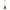 Satin Brass Pendant with Gold Glass PEN763
