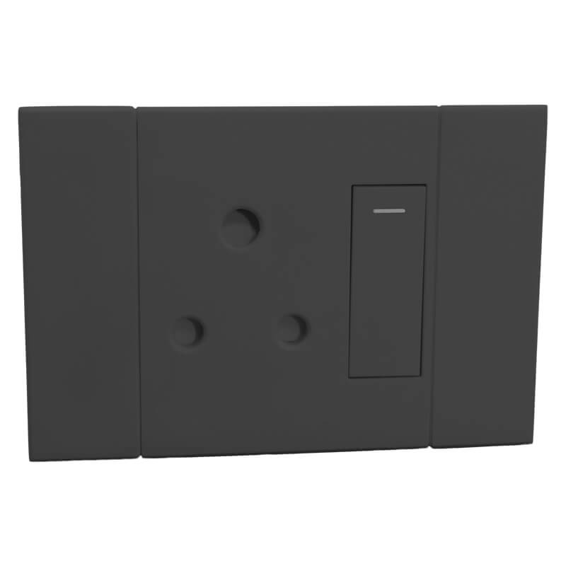 Veti Single Horizontal RSA Socket CH (100mmx50mm)