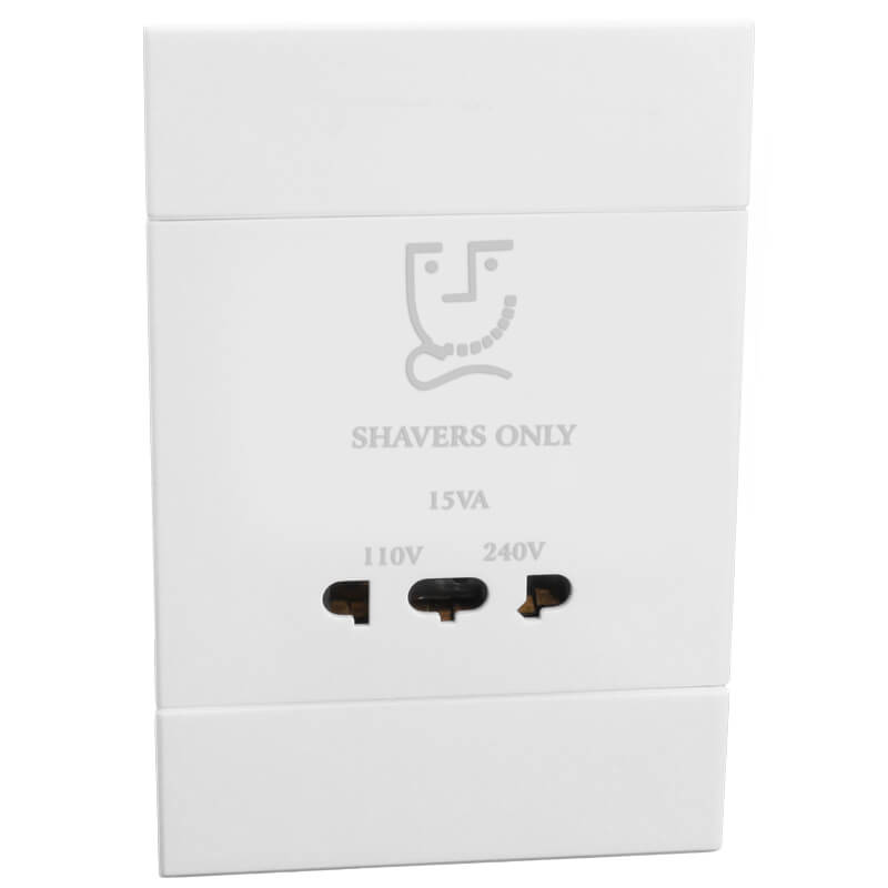Veti Shaver Socket WT (100mmx50mm) (100mmx50mm)