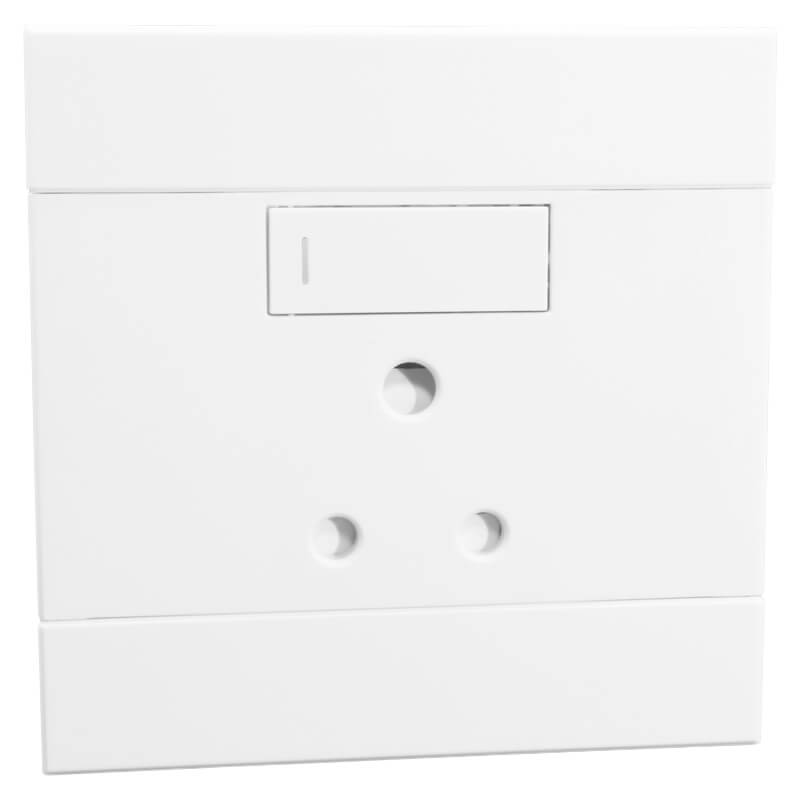 Veti Single RSA Socket WT (100mmx100mm)