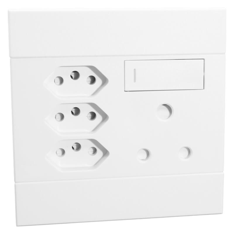 Veti Single RSA, Triple V-Slim Socket WT (100mmx100mm)