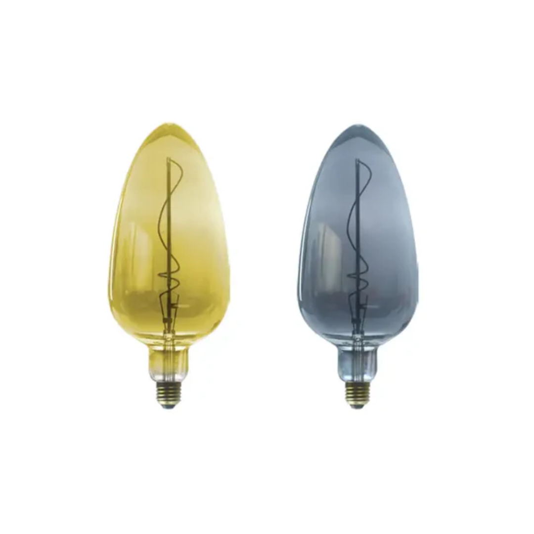 MCE Electric LED Dimmable/Non - Dimmable Spiral Filament Bulb