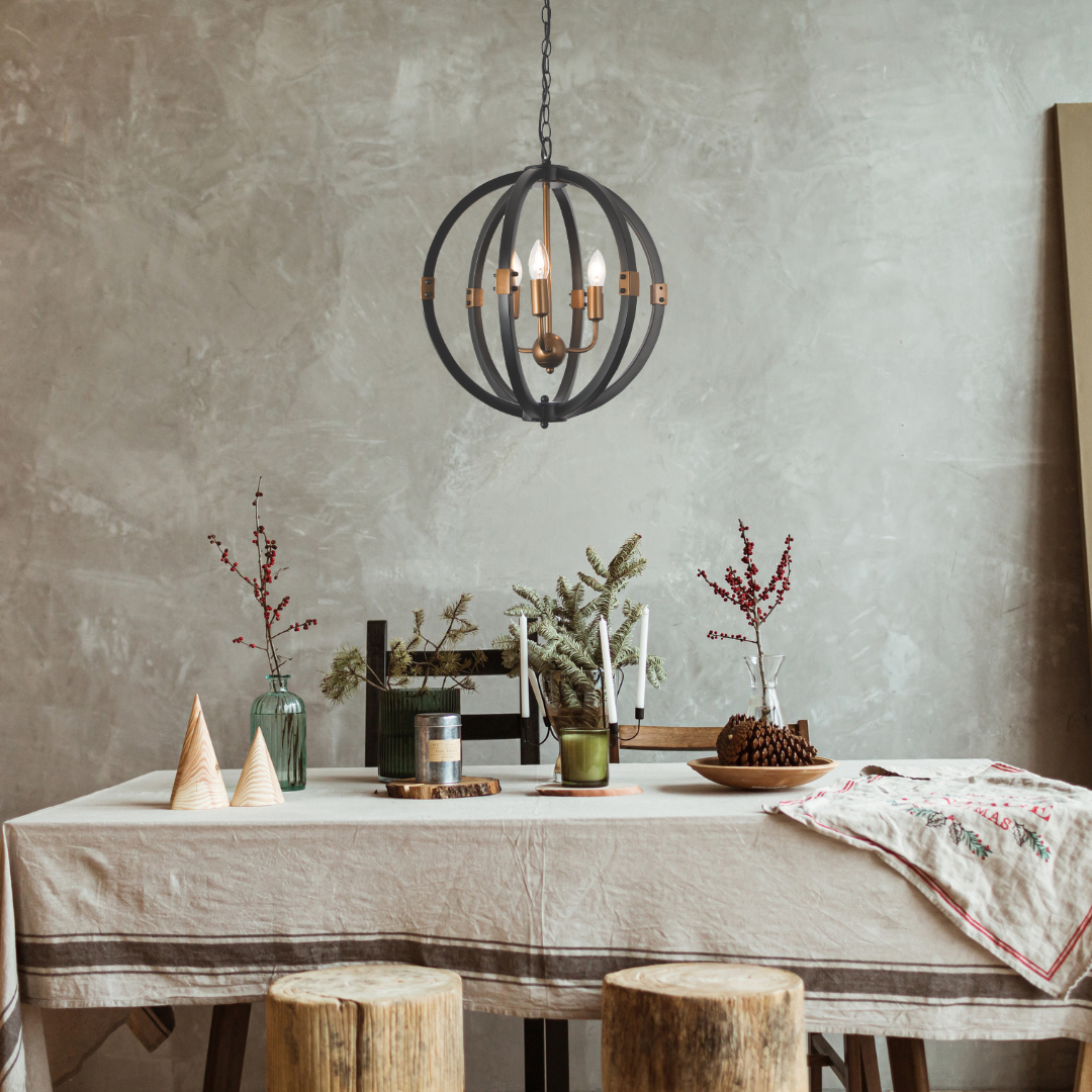 BlackGold Radiance Chandelier