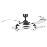 Thumbnail for Retractable Blade Ceiling Fan – Satin