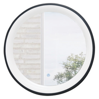 Thumbnail for Metal and Plastic Mirror with On / Off Switch, IP44 Dimmable
