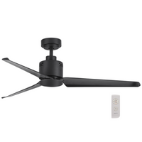 Thumbnail for Reversible DC Ceiling Fan with Remote Control - Matte Black