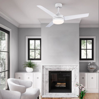 Thumbnail for Copper Coil DC Ceiling Fan with Remote Control - White