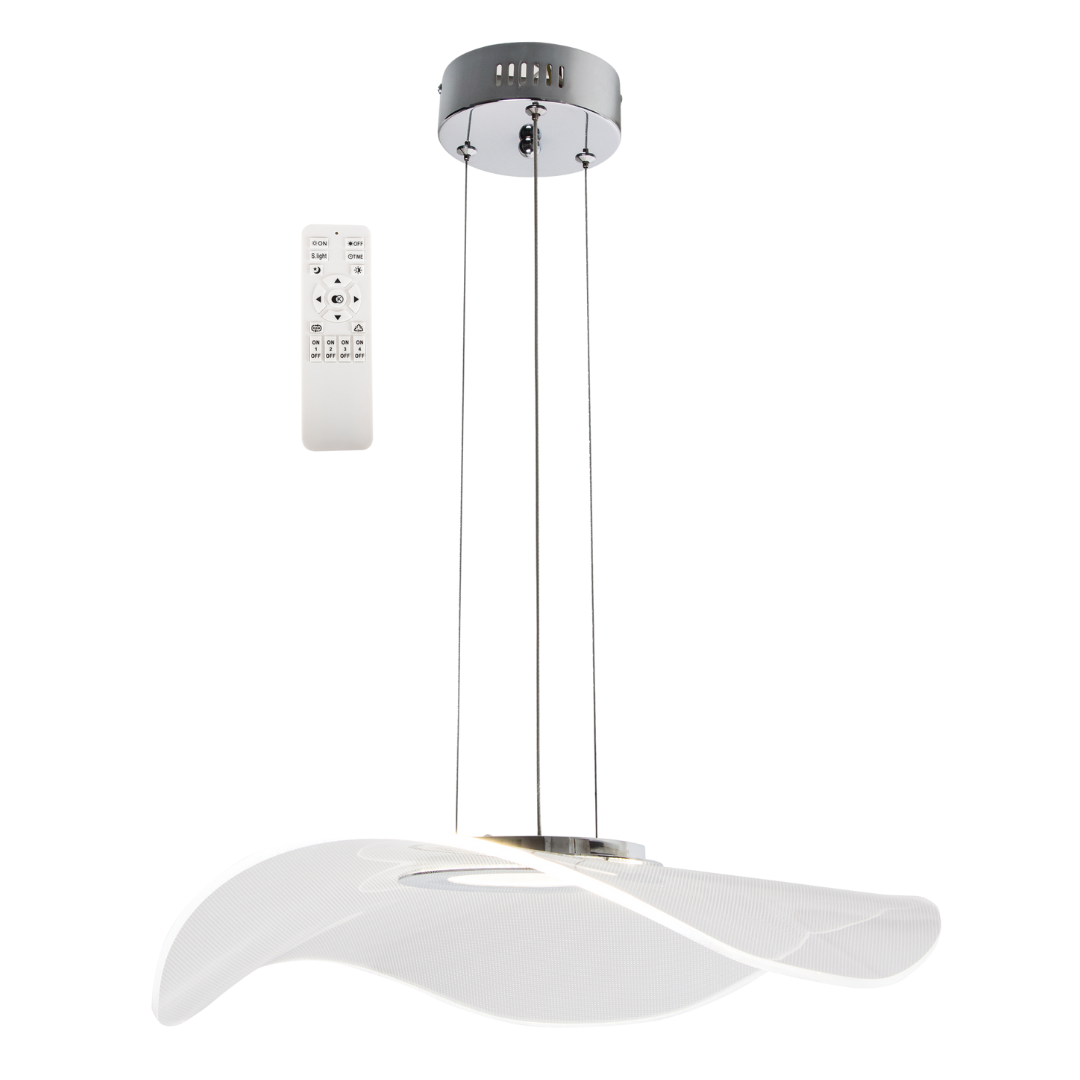 Chrome Elegance Pendant