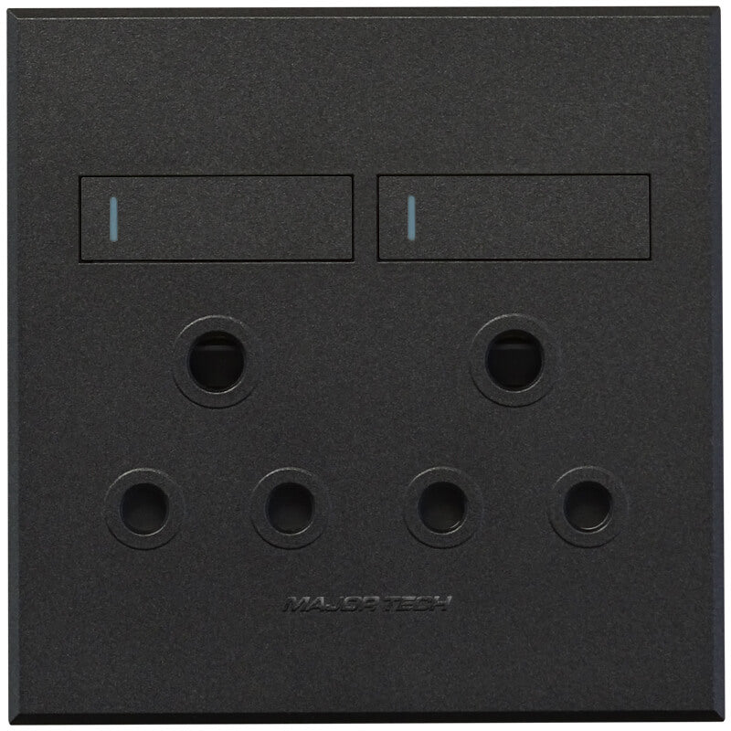 Veti Double RSA Socket No Cover (100mmx100mm)