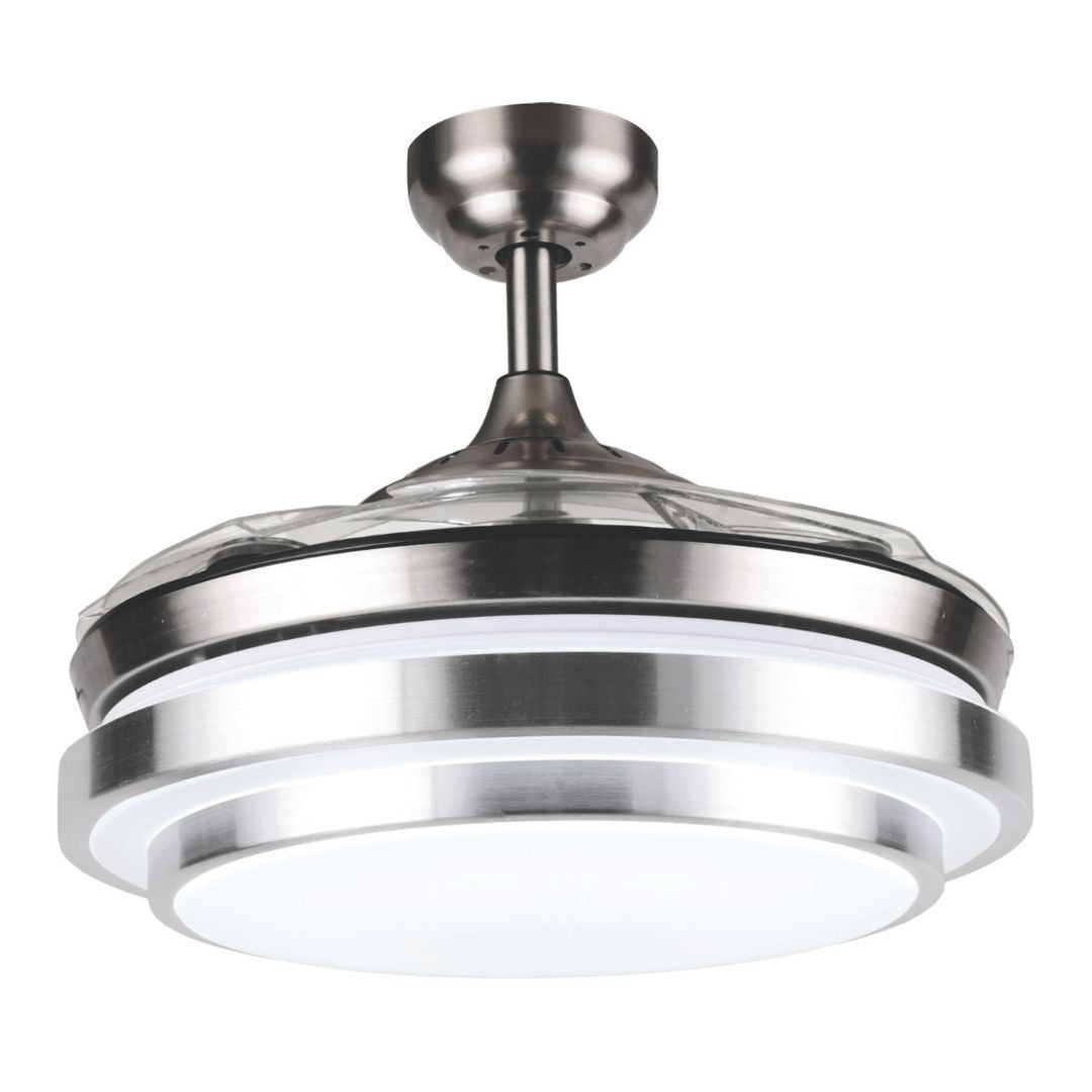 Retractable Blade Ceiling Fan – Satin
