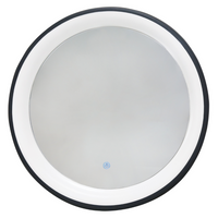 Thumbnail for Metal and Plastic Mirror with On / Off Switch, IP44 Dimmable