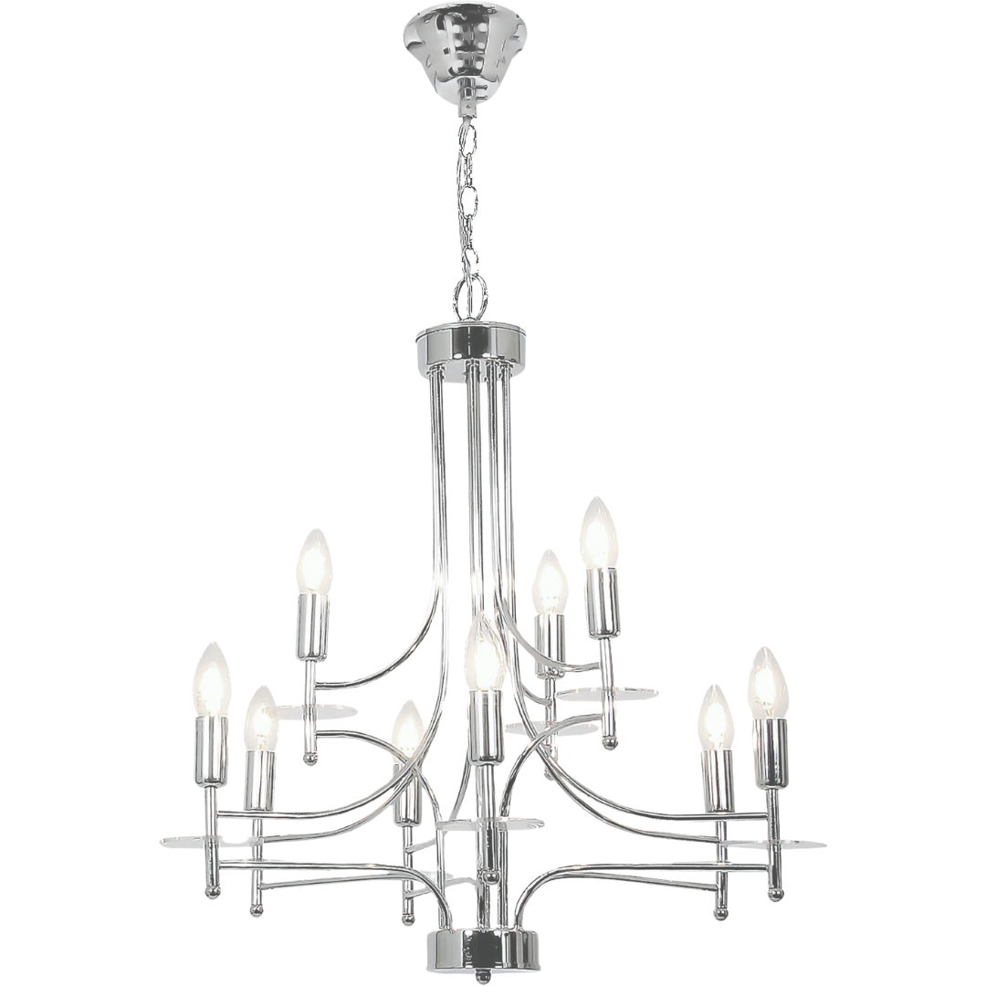 Polished Chrome Chandelier