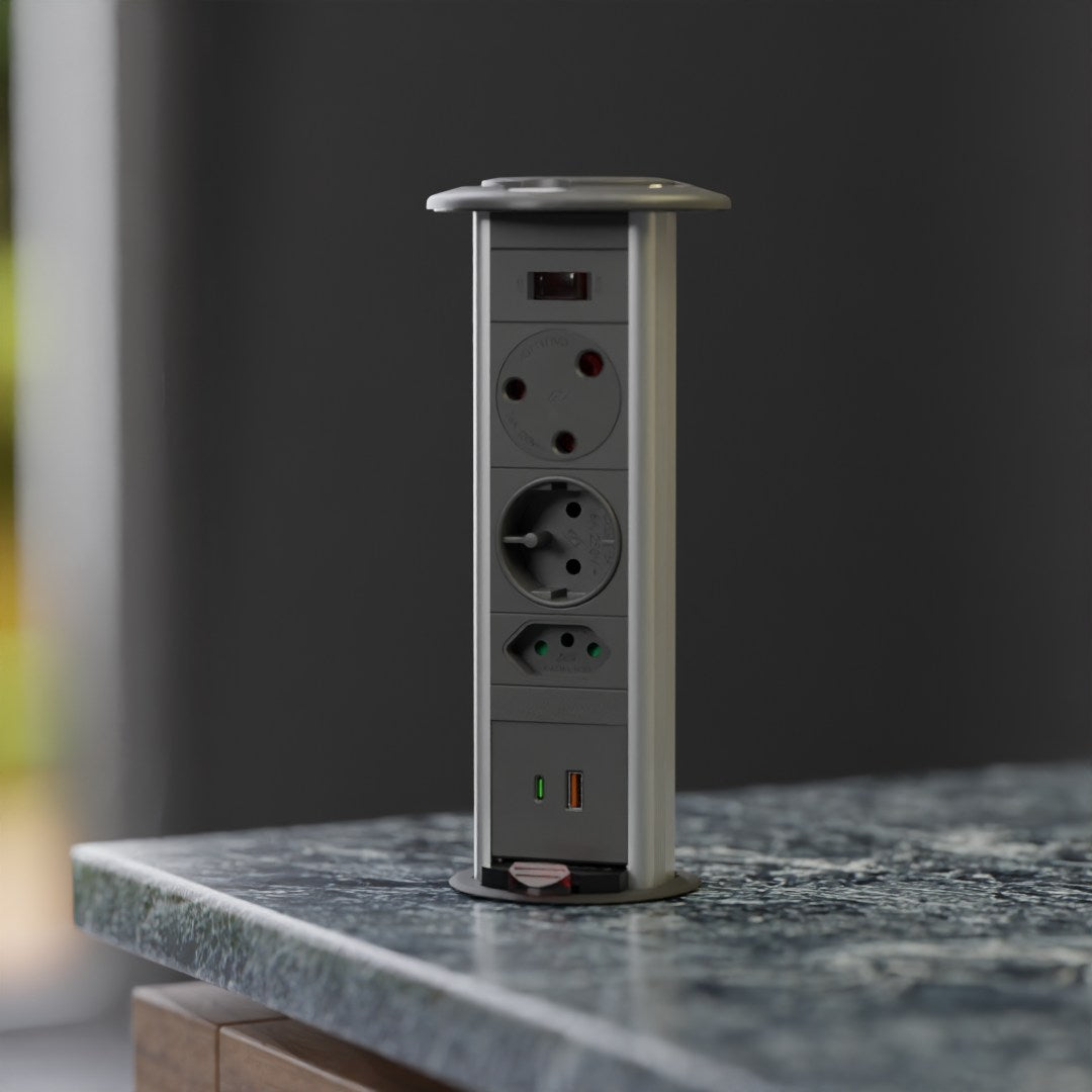 PD 5 Pop up Power Outlet - 65W C Charger