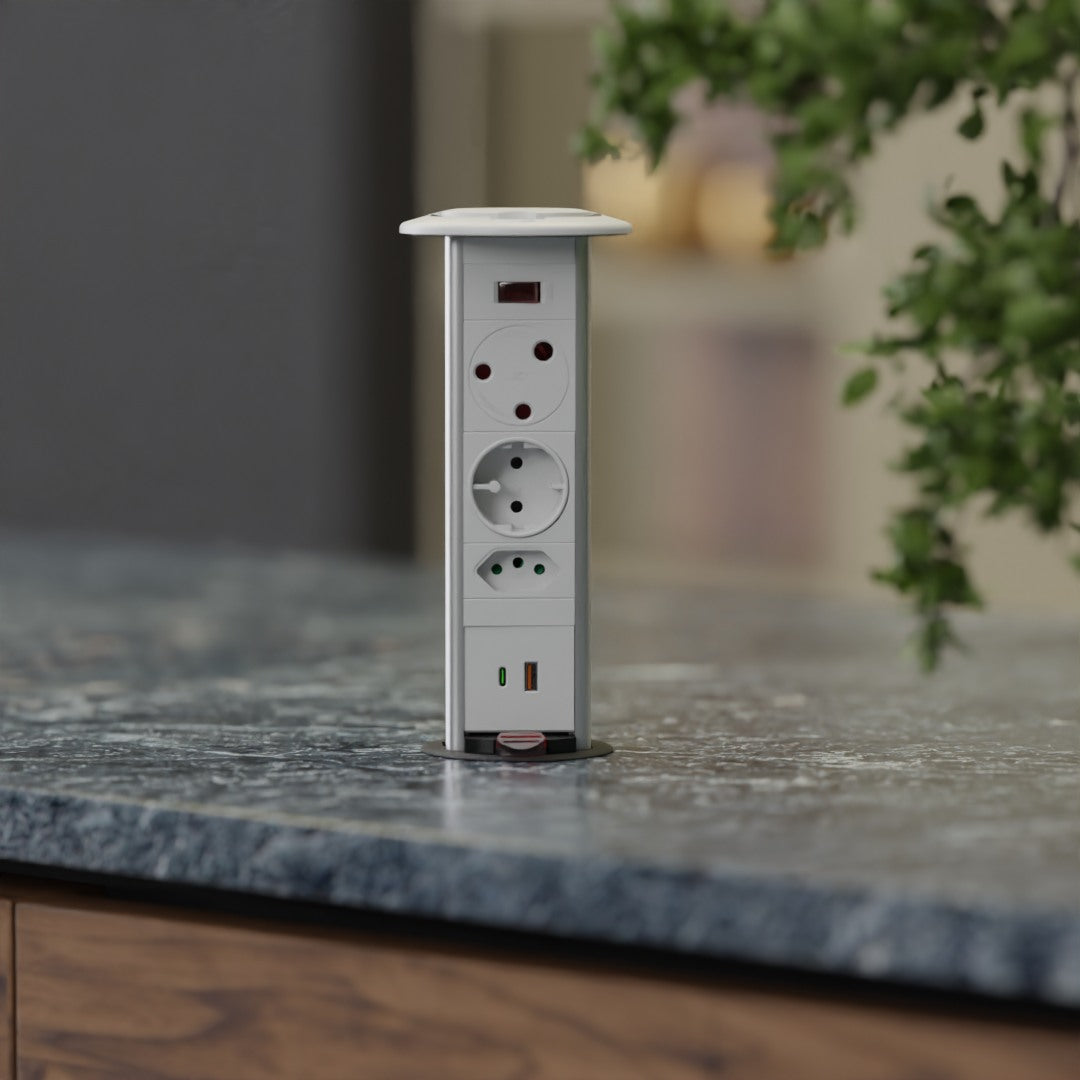 PD 4 Pop-up Power Outlet - 65W C Charger