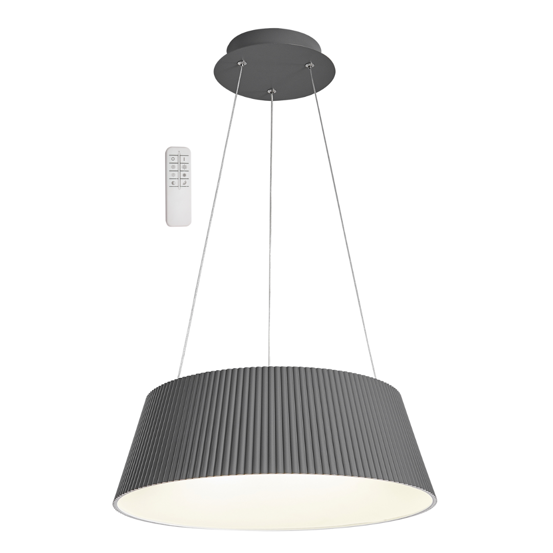Metal and Acrylic LED Pendant with Remote Control