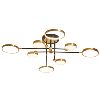 Thumbnail for 8 Light LED Metal Ceiling Fitting