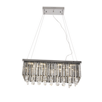 Thumbnail for Polished Chrome LED Chandelier with K9 Crystals