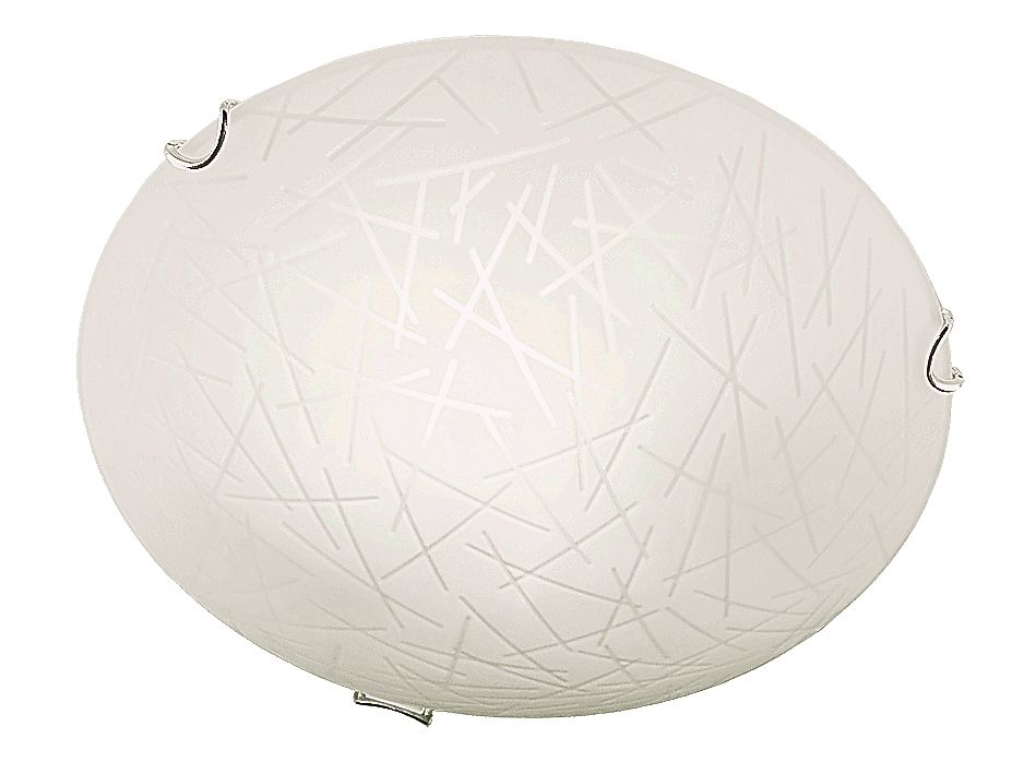 Bright Star Frosted Pattern Gls+Clip 2X60W ES 3000Mm