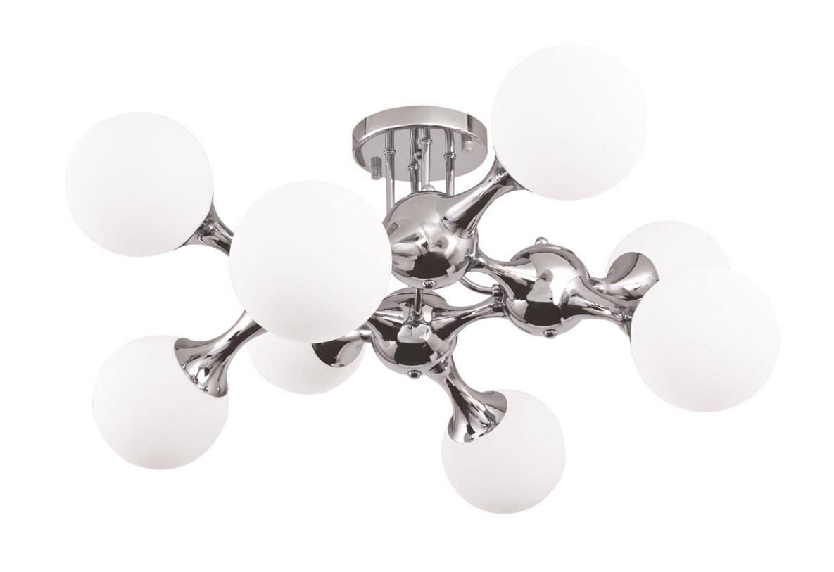 Whiteite Chrome Ceiling Light 60W 750X350Mm