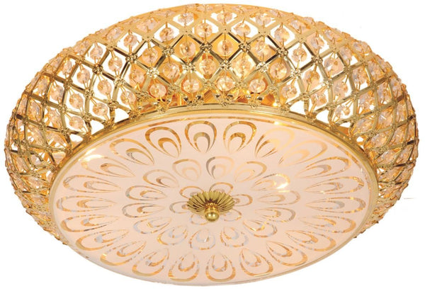 Bright Star Metal Clear Acrylic Crystal Pattern Gls 4X60W Ses