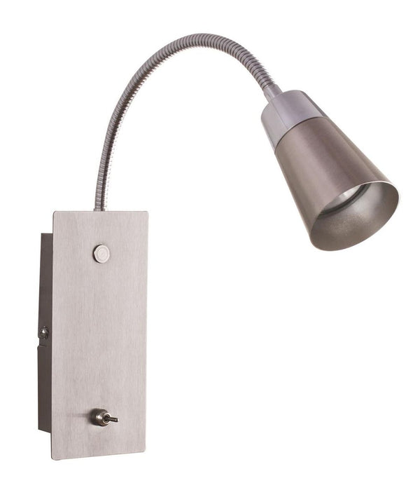 Bright Star Wall Light Woth Switch Gooseneck 1X50W Gu10