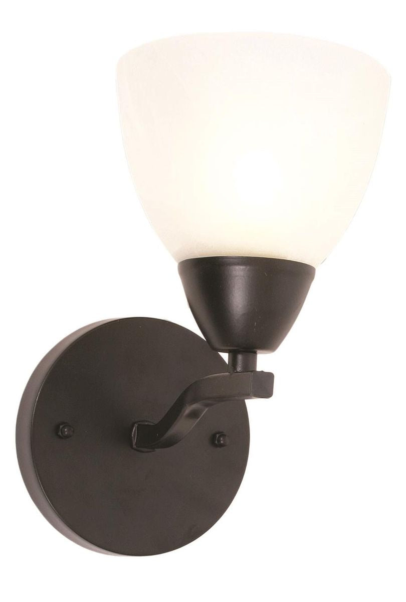 Bright Star 1 Lt Alabaster Glass