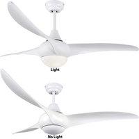 Thumbnail for Copper Coil DC Ceiling Fan with Remote Control - White