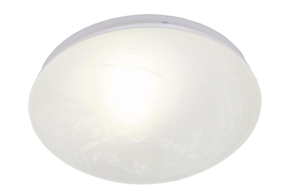 Bright Star 200Mm Alabaster Bayonet -- Glass Look- Perspex