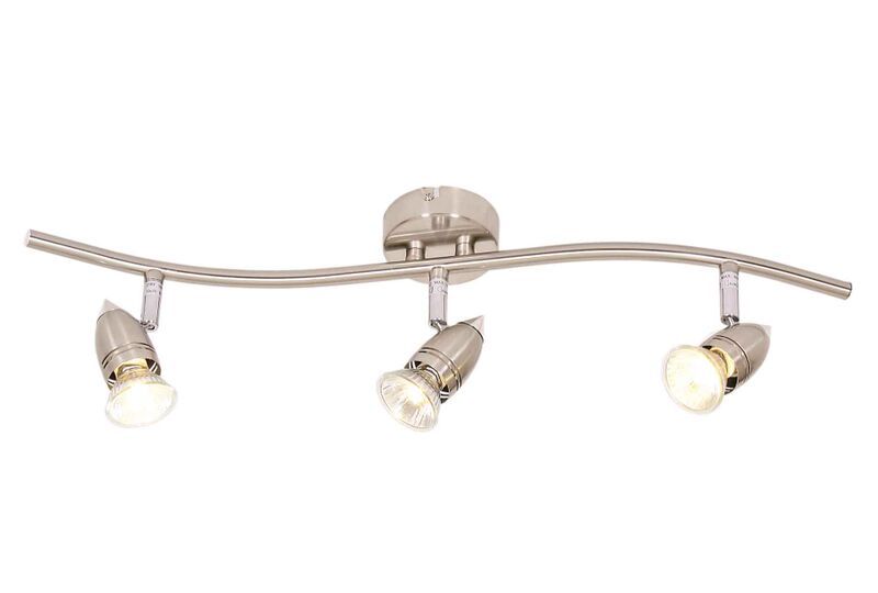 Bright Star Satin And Polished Chr Spot 3X50W GU10 80Mm 565Mm