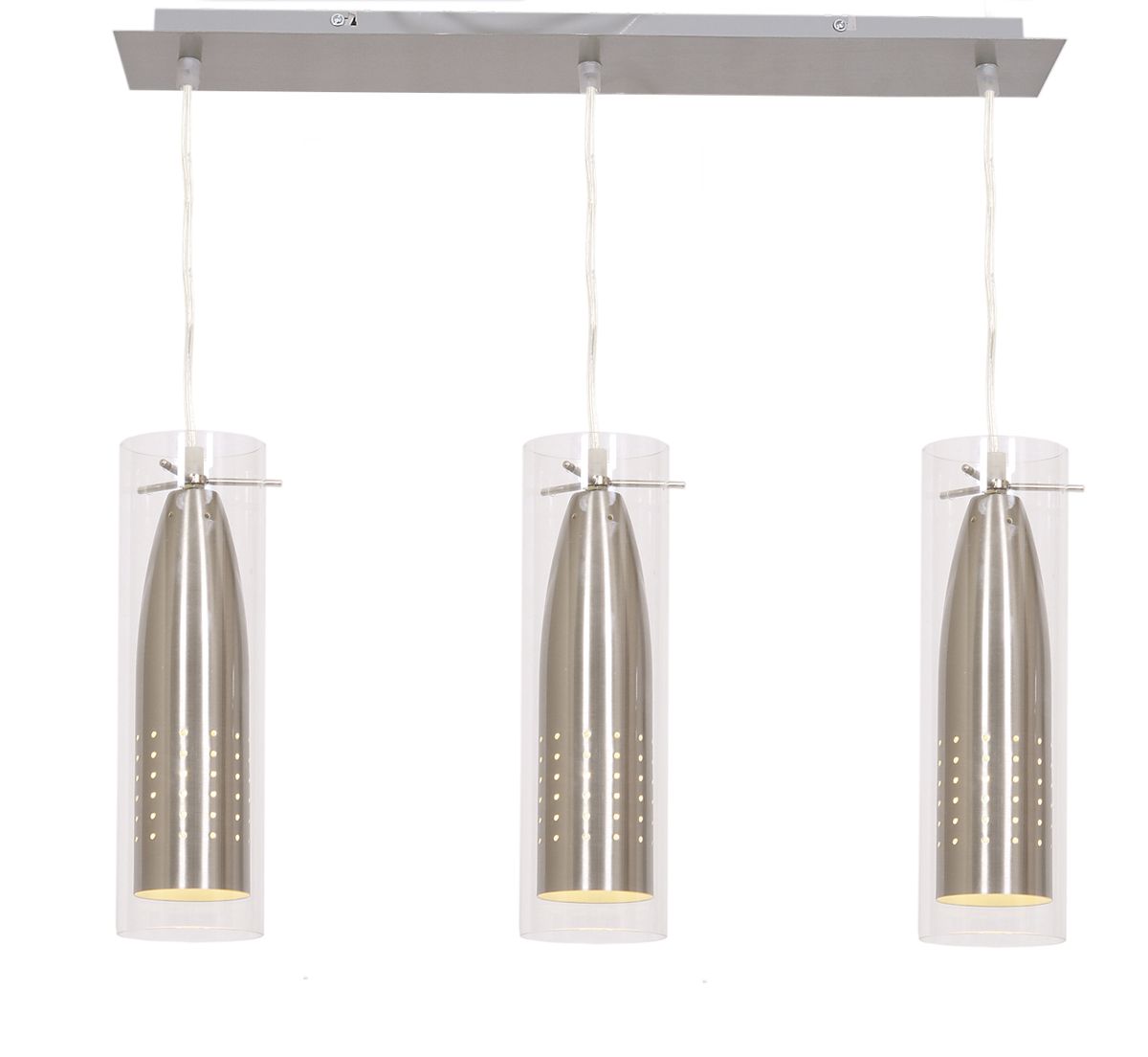 Bright Star BAR,METAL,CL GLASS 3x40W SES