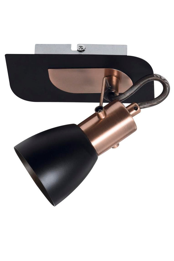 Bright Star Black/Copper Spotlight 1X50W Gu10 140X70Mm