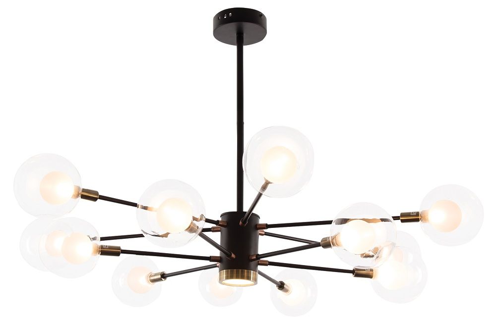 Whiteite Glass Chandelier 12-Light G9