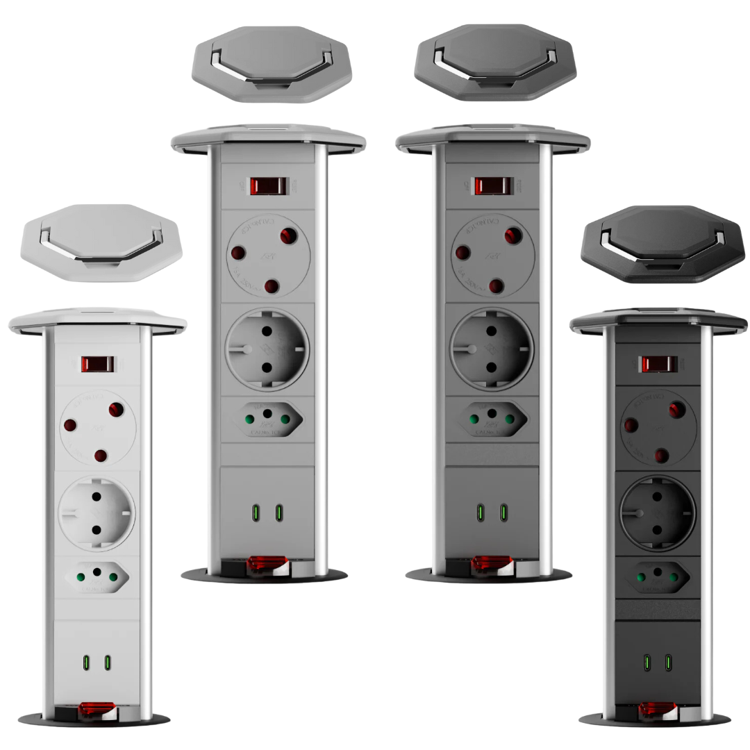 PD 5 Pop up Power Outlet - 65W C Charger