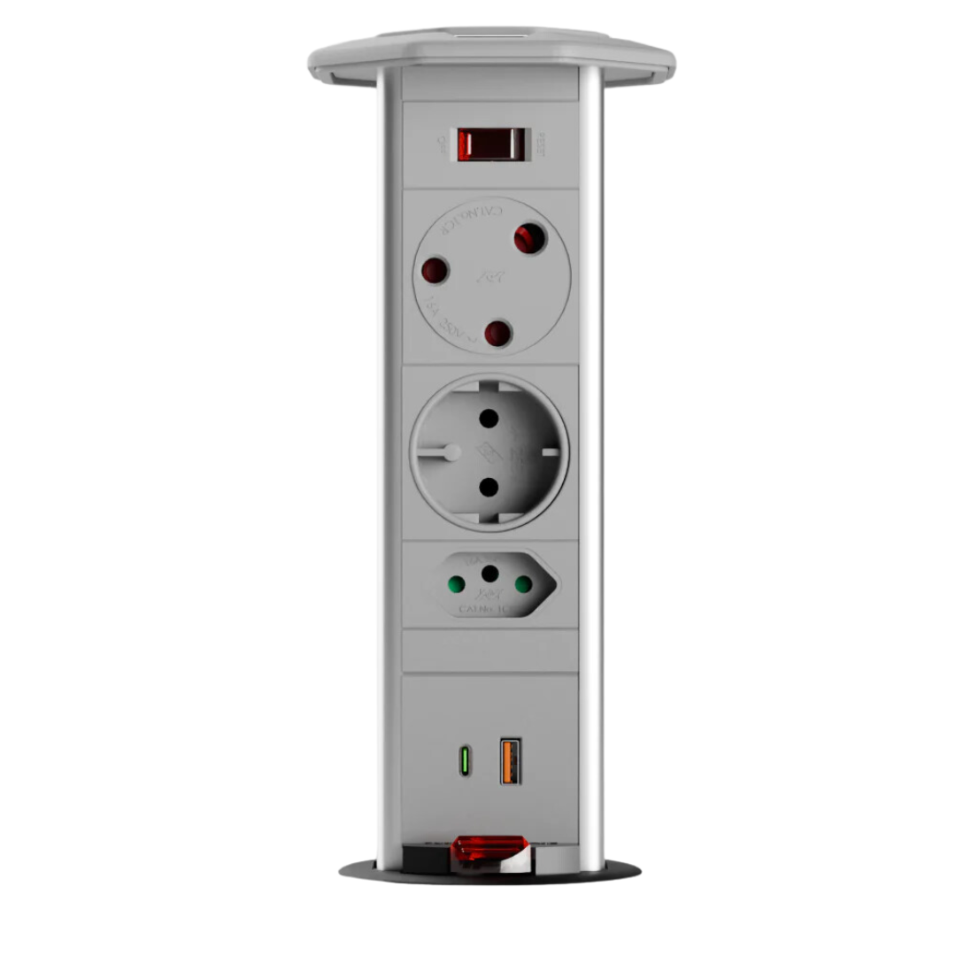 PD 5 Pop up Power Outlet - 30W A+C Charger