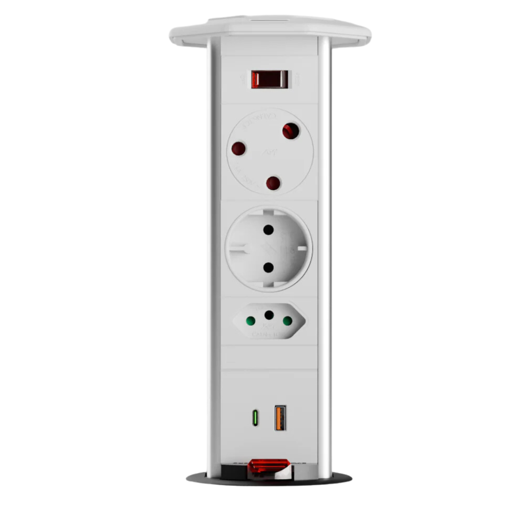 PD 5 Pop up Power Outlet - 30W A+C Charger