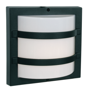 Bright Star Grid Bulbhead Die Cast Poly Cover IP44 1X60W ES