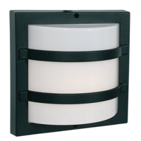 Thumbnail for Bright Star Grid Bulbhead Die Cast Poly Cover IP44 1X60W ES
