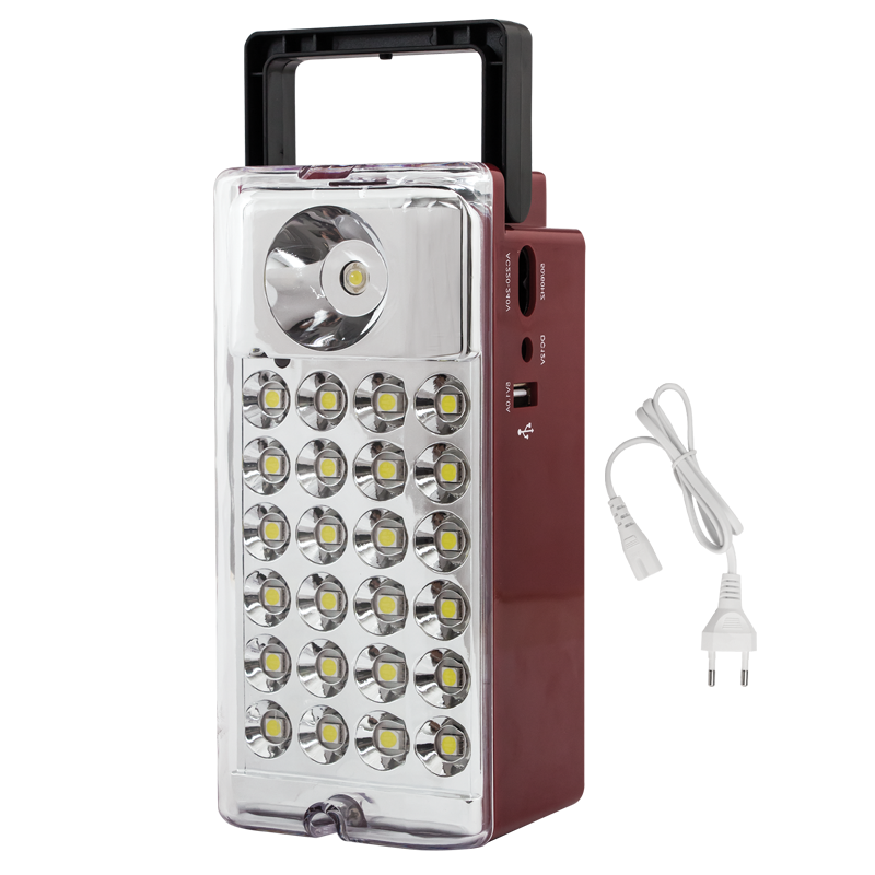 Bright Star 1 X 1W LED, 24 X 0.5W LED 400/800 Lumen Recharge