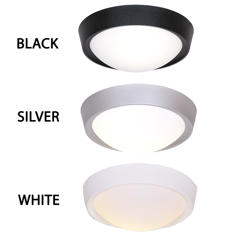 Bright Star 1Xe27 Silver Frame White Diffuser