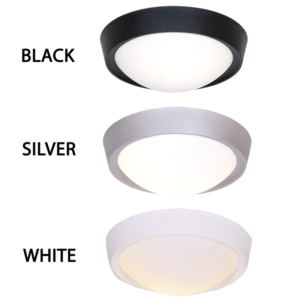 Bright Star 1Xe27 Silver Frame White Diffuser