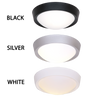 Bright Star 1Xe27 Silver Frame White Diffuser