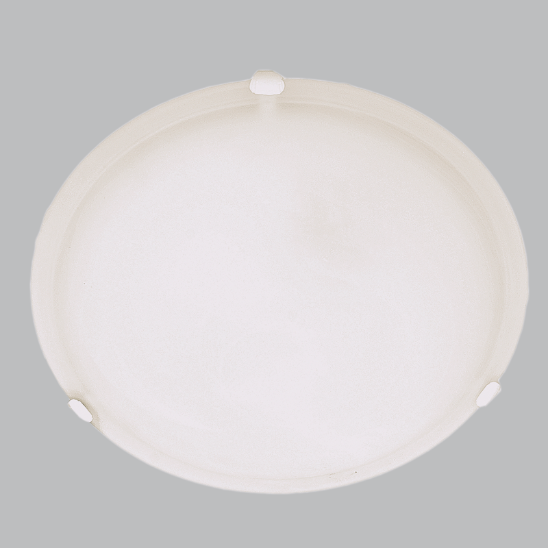 Bright Star 40Cm Marble Glass White Clip 3 X 60W ES