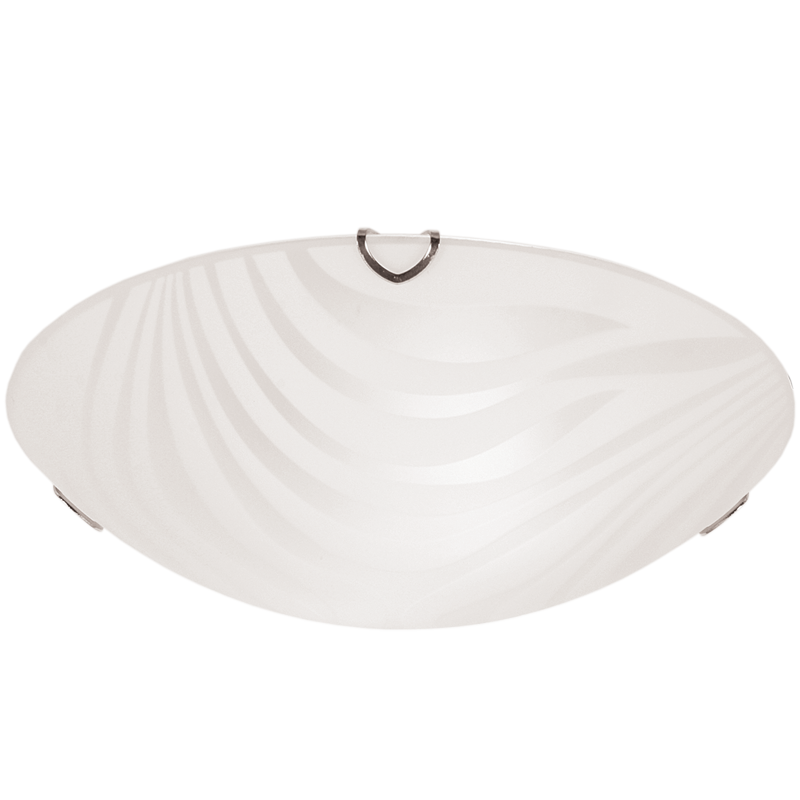 Bright Star Pattern Frosted Glass 2X60W ES 300Mm