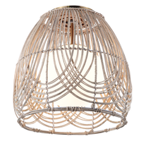 Thumbnail for Bright Star Rattan+ Whiteiteite Inner Glass 1X40W ES 300Mm - Superior Electrical