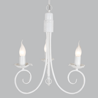 Thumbnail for Bright Star Fossil Whiteiteite Metal Chandelier 3X60W SES - Superior Electrical