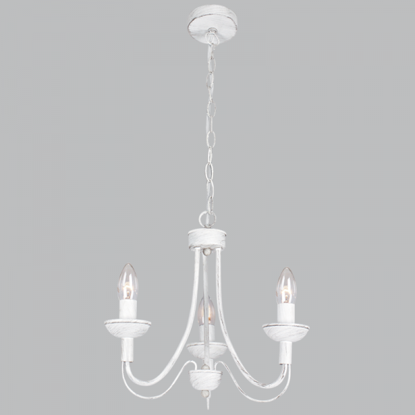 Bright Star Fossil Metal Chandelier 3X60W SES - Superior Electrical